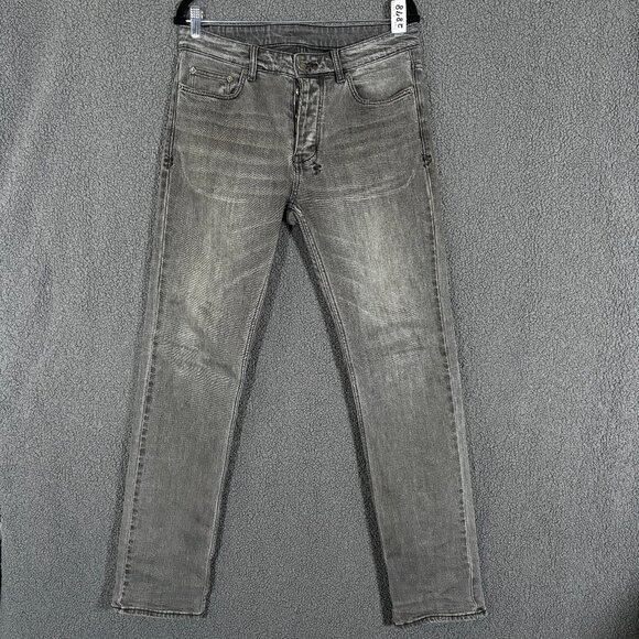 Ksubi Hazlow Striker Straight Fit Button Fly Jeans - Men's Size 30*31 - Black - Picture 1 of 10